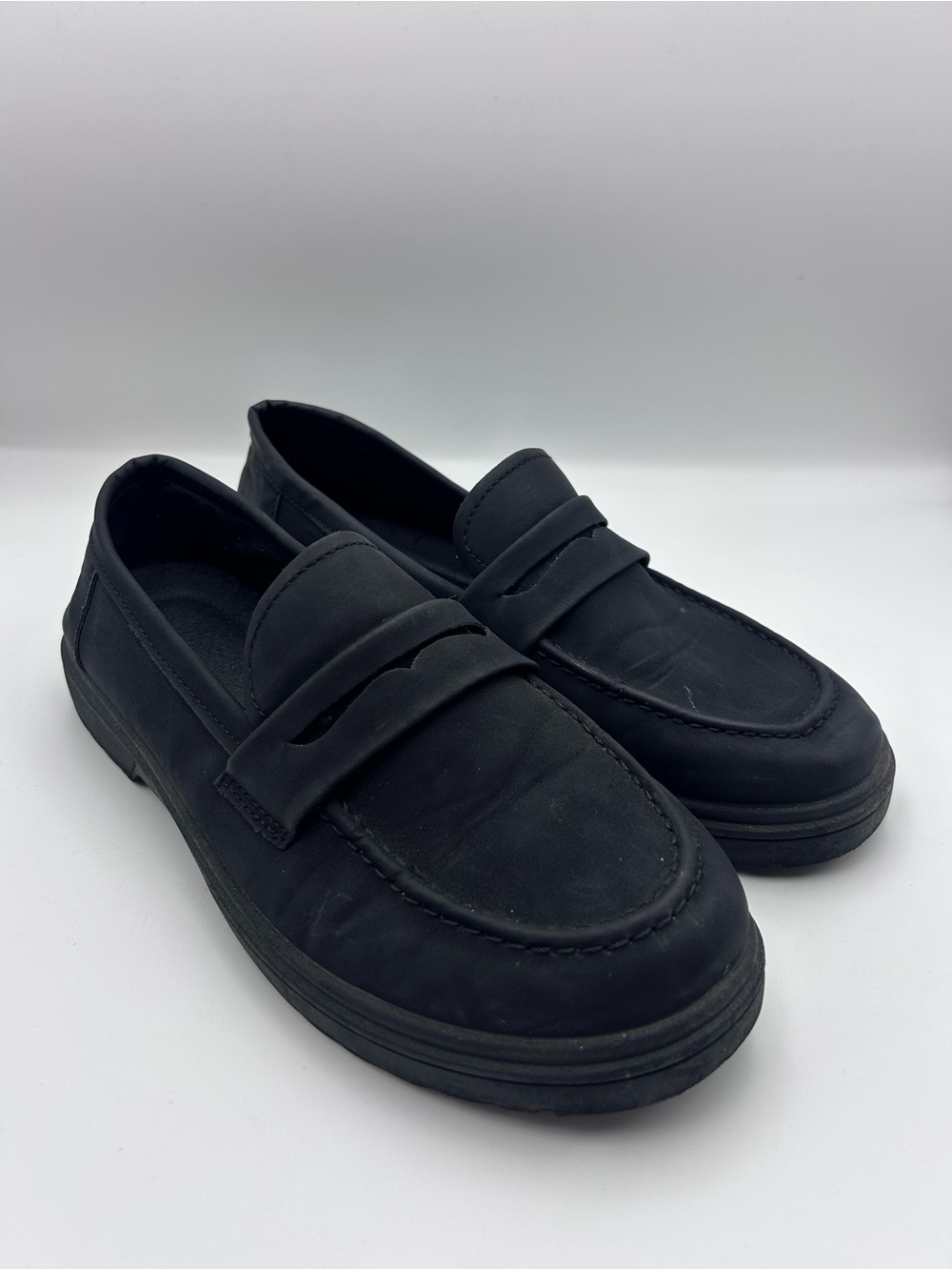 Black Platform Penny Loafers – EU 41 / Women’s 10–10.5